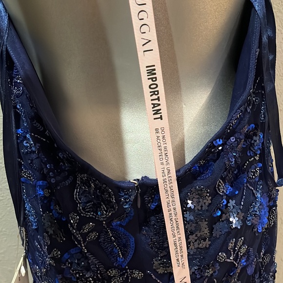 Mac Duggal FLORAL EMBELLISHED HALTER GOWN NWT style 5484 - Picture 12 of 17